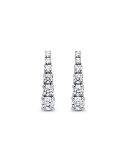 Orecchini John Richmond Donna in Titanio Diamante Lab Grown 1.22 Ct JRETE07WW - JRETE07WW
